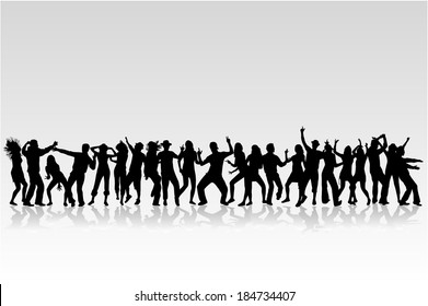 Dancing silhouettes - large collection 