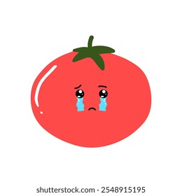 Dancing, Smiling, Happy, Singing Tomato with Different Faces and Emotions