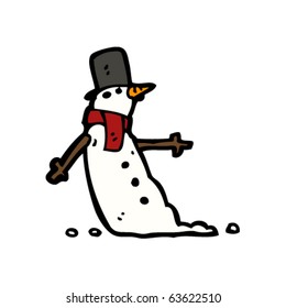 dancing snowman cartoon