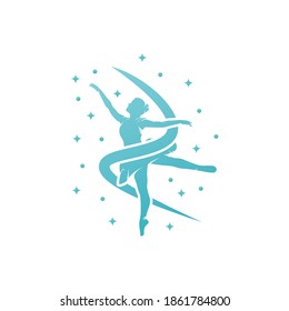 Dancing with the stars logo template design