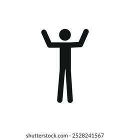  homem de pau de dança no fundo branco isolado