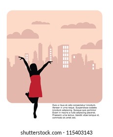 Dancing woman