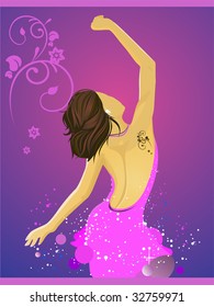 dancing woman
