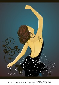 dancing woman