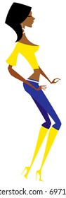 dancing woman