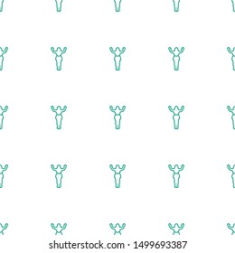 dancing woman icon pattern seamless white background. Editable outline dancing woman icon. dancing woman icon pattern for web and mobile.