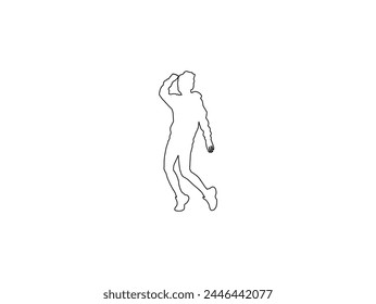 A dancing woman make with vector arts