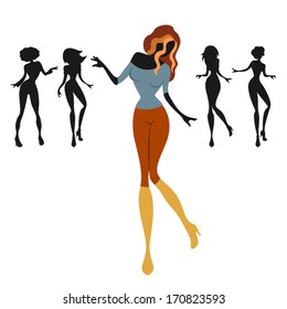 Dancing women