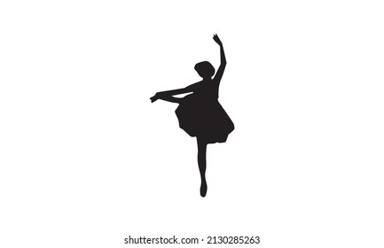 dancing women vector illustration black and white