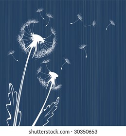 Dandelion Background Stock Vector (Royalty Free) 30350653 | Shutterstock