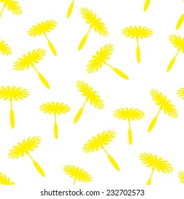 dandelion background.seamless pattern