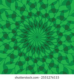 Dandelion Dreams Apple Green abstract background