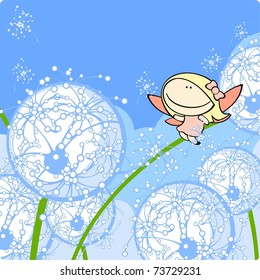 Dandelion fairy
