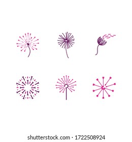 Dandelion Feminine Logo Bundle for beauty logo