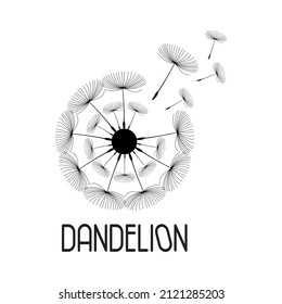 Dandelion Flower Logo Icon Design Template. Elegant, Flower, Florist, Modern, Vector Illustration