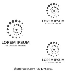 Dandelion flower logo and symbol vector design