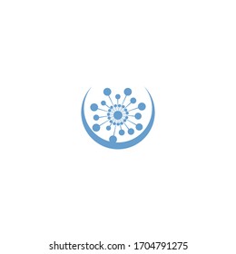 Dandelion Flower  Logo Template vector symbol nature