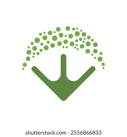 Dandelion Flower Logo Vector Icon Template Illustration
