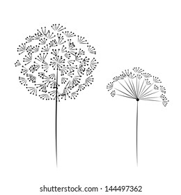 Dandelion flower for your design