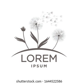  Kronenblumen, Vektorillustration-Logo-Vorlage