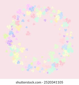 Dandelion with flying butterflies and seeds, vector illustration.  beautiful color butterflies,set, isolated on a white