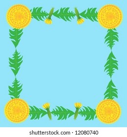 dandelion frame