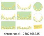 Dandelion frame set 8 types