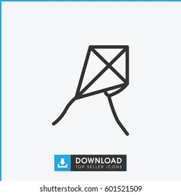 dandelion icon. simple outline dandelion vector icon. on white background.