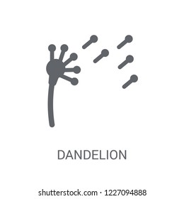 Dandelion icon. Trendy Dandelion logo concept on white background from Nature collection. Suitable for use on web apps, mobile apps and print media.
