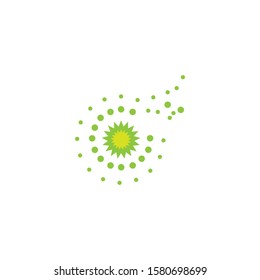 Dandelion icon Vector Illustration design Logo template