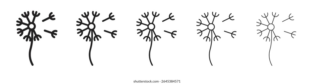 dandelion icon vector illustration isolated