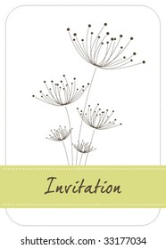 dandelion invitation template 02