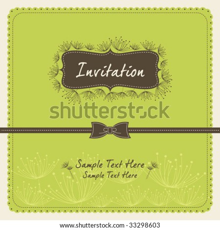 dandelion invitation template 09