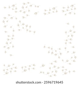 dandelion logo concept wallpaper background design illustration dandelion plant template flying