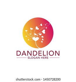 Dandelion Logo Template Stock Vectors