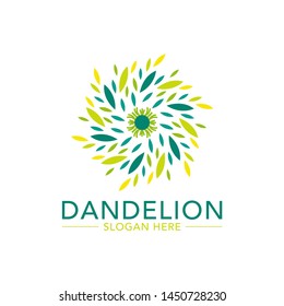 Dandelion Logo Template Stock Vectors