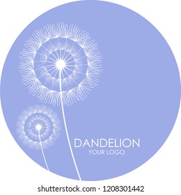 Dandelion Logo Vector