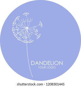 Dandelion Logo Vector