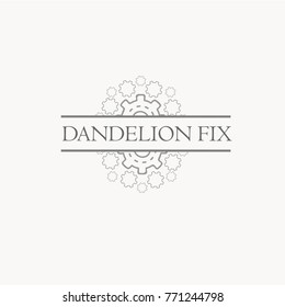 Dandelion Logo Vector