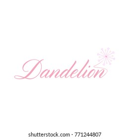 Dandelion Logo Vector