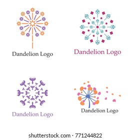 Dandelion Logo Vector