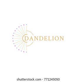 Dandelion Logo Vector