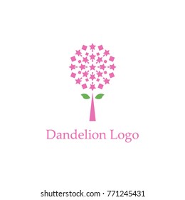 Dandelion Logo Vector