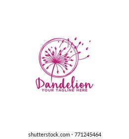 Dandelion Logo Vector