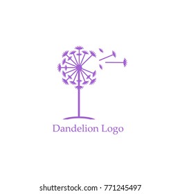 Dandelion Logo Vector