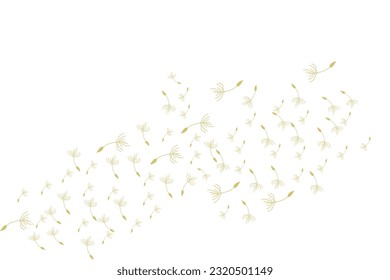 Dandelion Logo, Vector Plant Dandelion flower, Design Icon Template