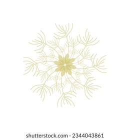 Dandelion Logo, Vector Plant Dandelion flower, Design Icon Template