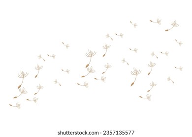 Dandelion Logo, Vector Plant Dandelion flower, Design Icon Template