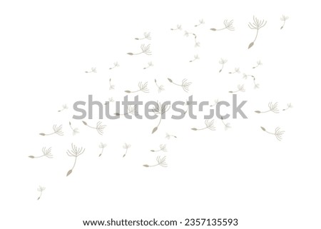 Dandelion Logo, Vector Plant Dandelion flower, Design Icon Template