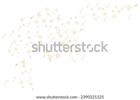 Dandelion Logo, Vector Plant Dandelion flower, Design Icon Template